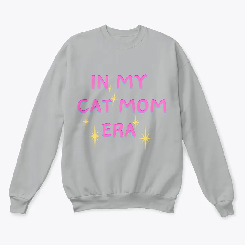 Cat mom era sweatshirt 