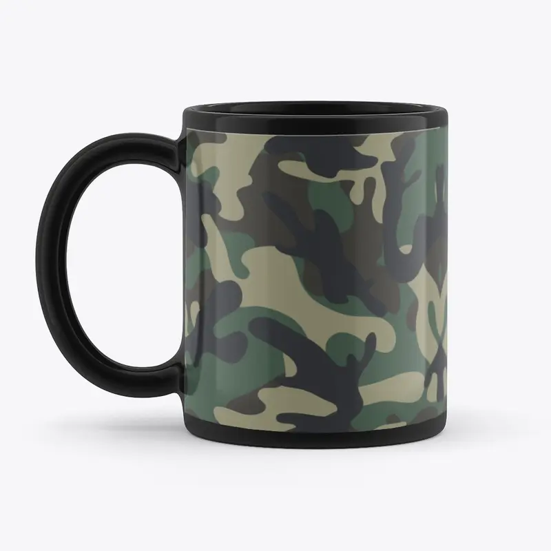 Camouflage coffee mug 