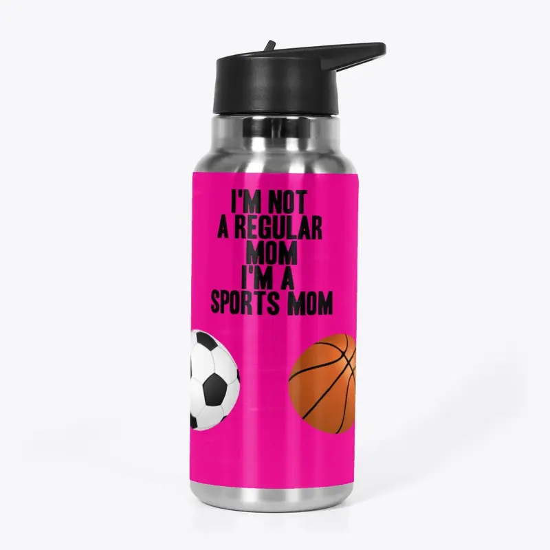 sports mom water bottle